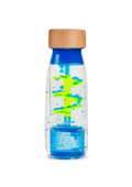 Bouteille sensorielle - Spirale bleue