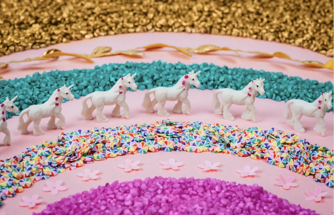 Bouteille sensorielle - Licorne