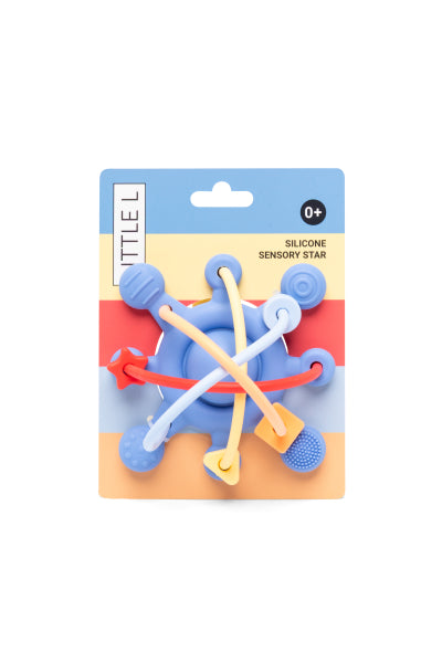 Jouet de dentition - Thème espace - bleu
