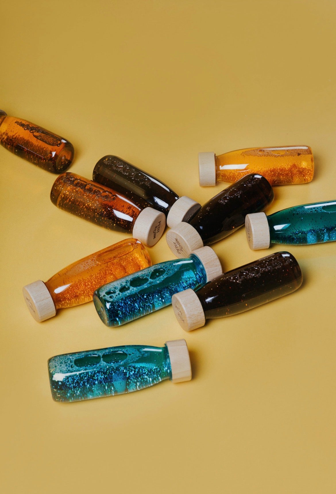 Bouteille sensorielle - Turquoise