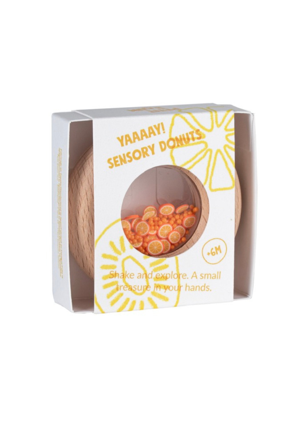 Donut sensoriel - Orange (fruit)