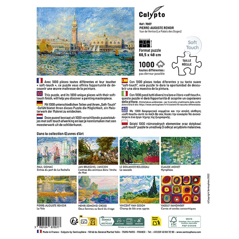 Puzzle 1000 pcs - Vue de Venise