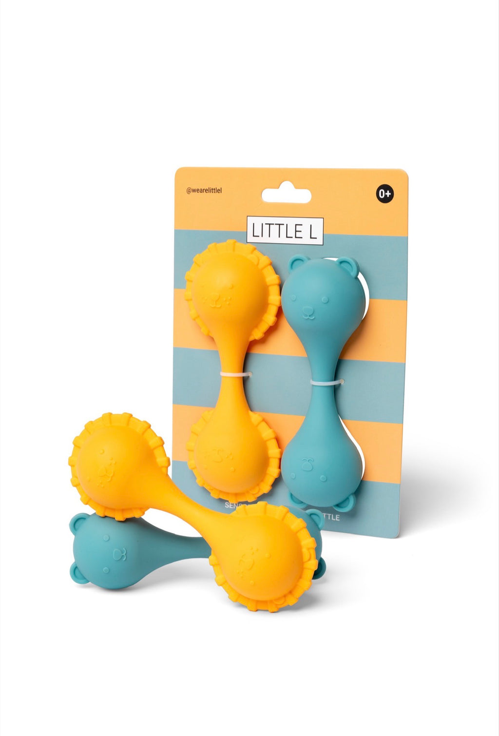 Hochets lion et ourson