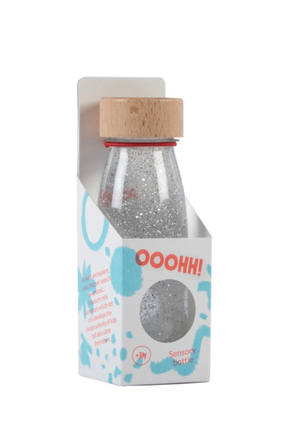 Bouteille sensorielle - Argenté