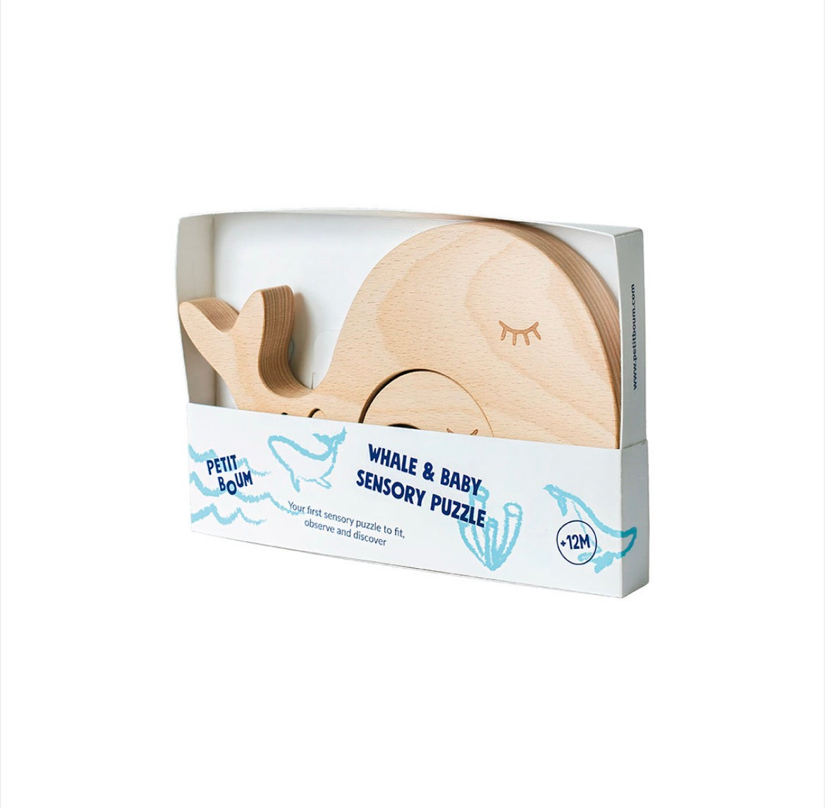 Puzzle sensoriel - Baleine