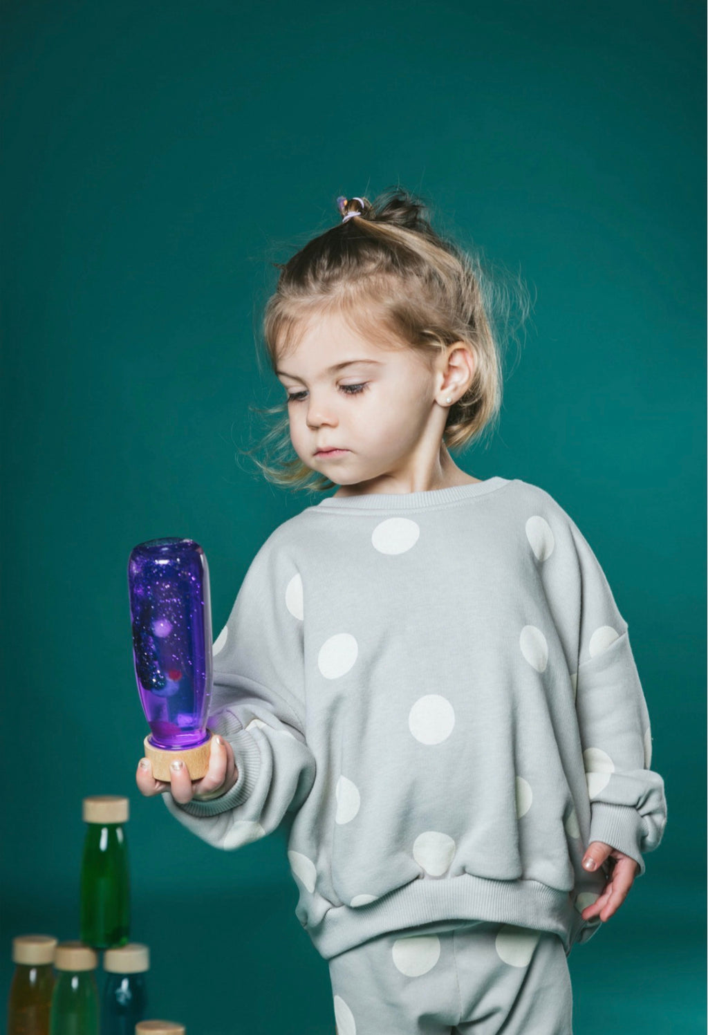 Bouteille sensorielle - Mauve