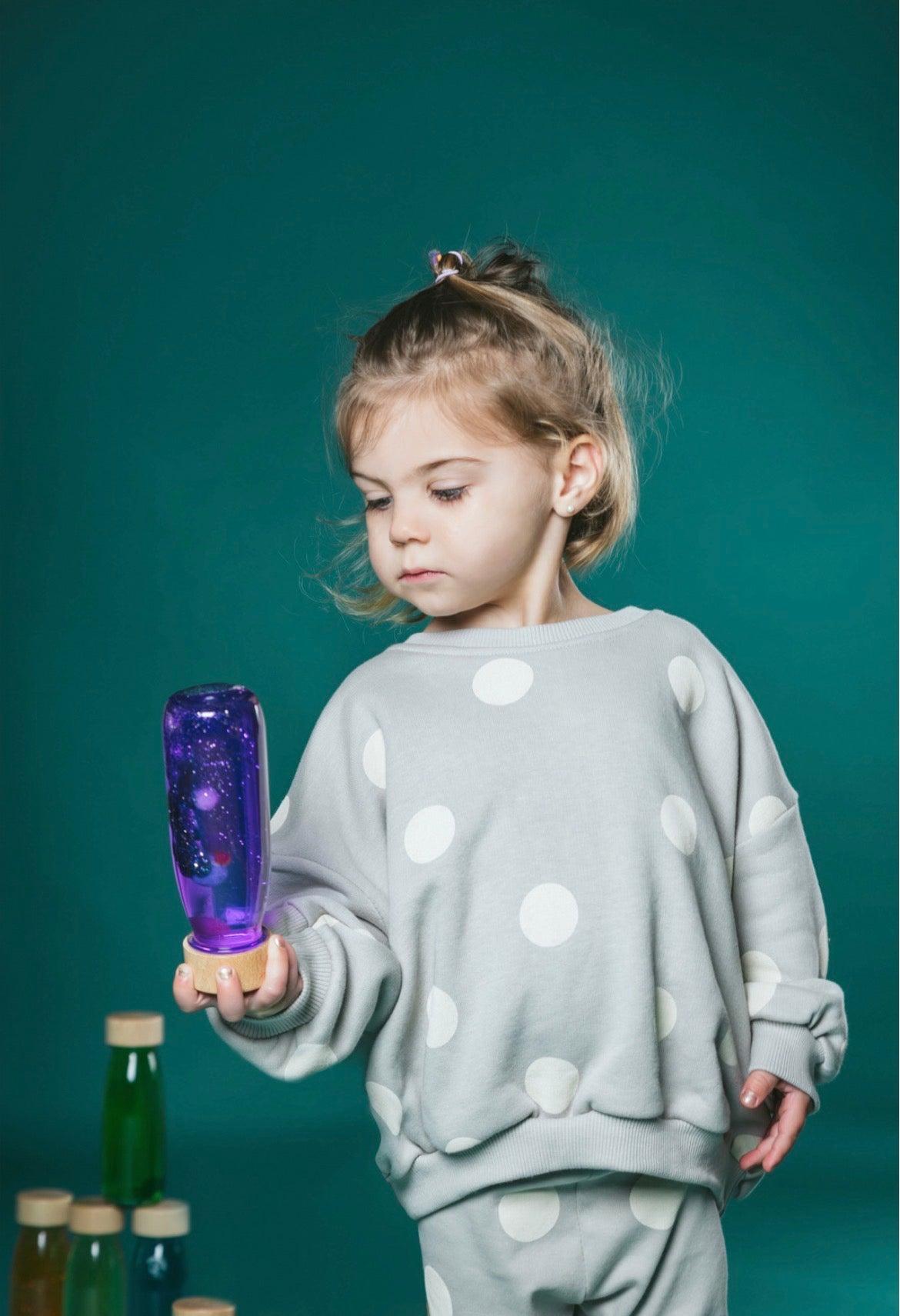 Bouteille sensorielle - Mauve
