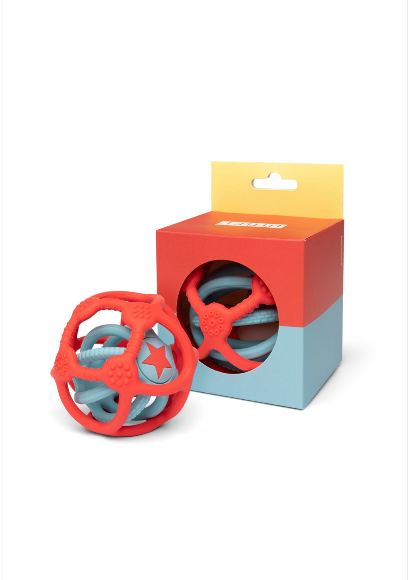 Set de 2 balles sensorielles - Orange et Bleu