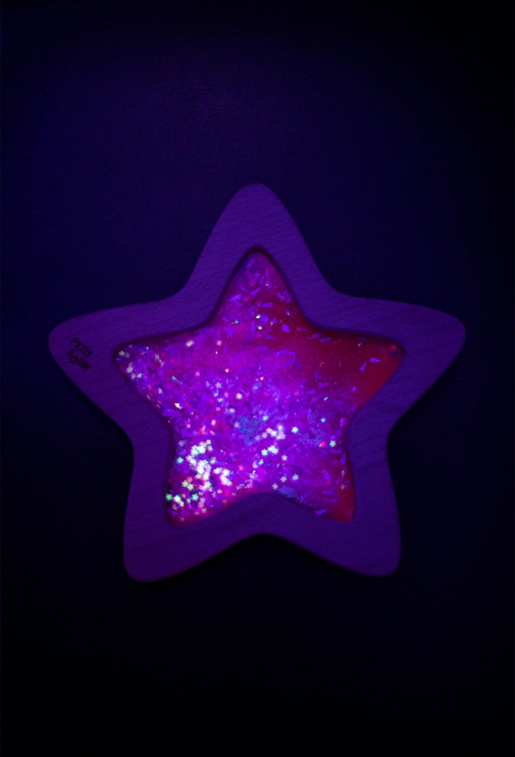 Étoile rose sensorielle