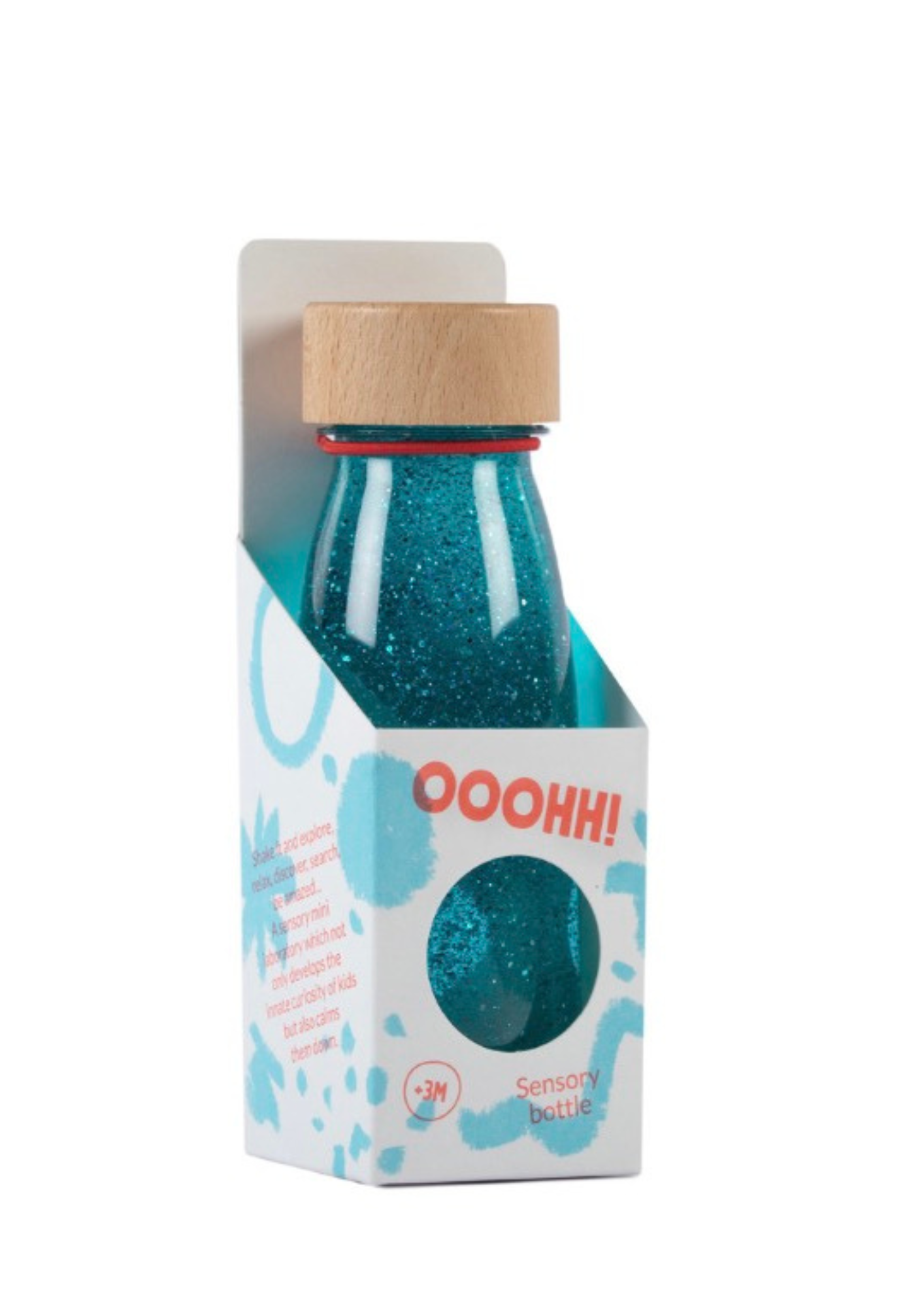 Bouteille sensorielle - Turquoise
