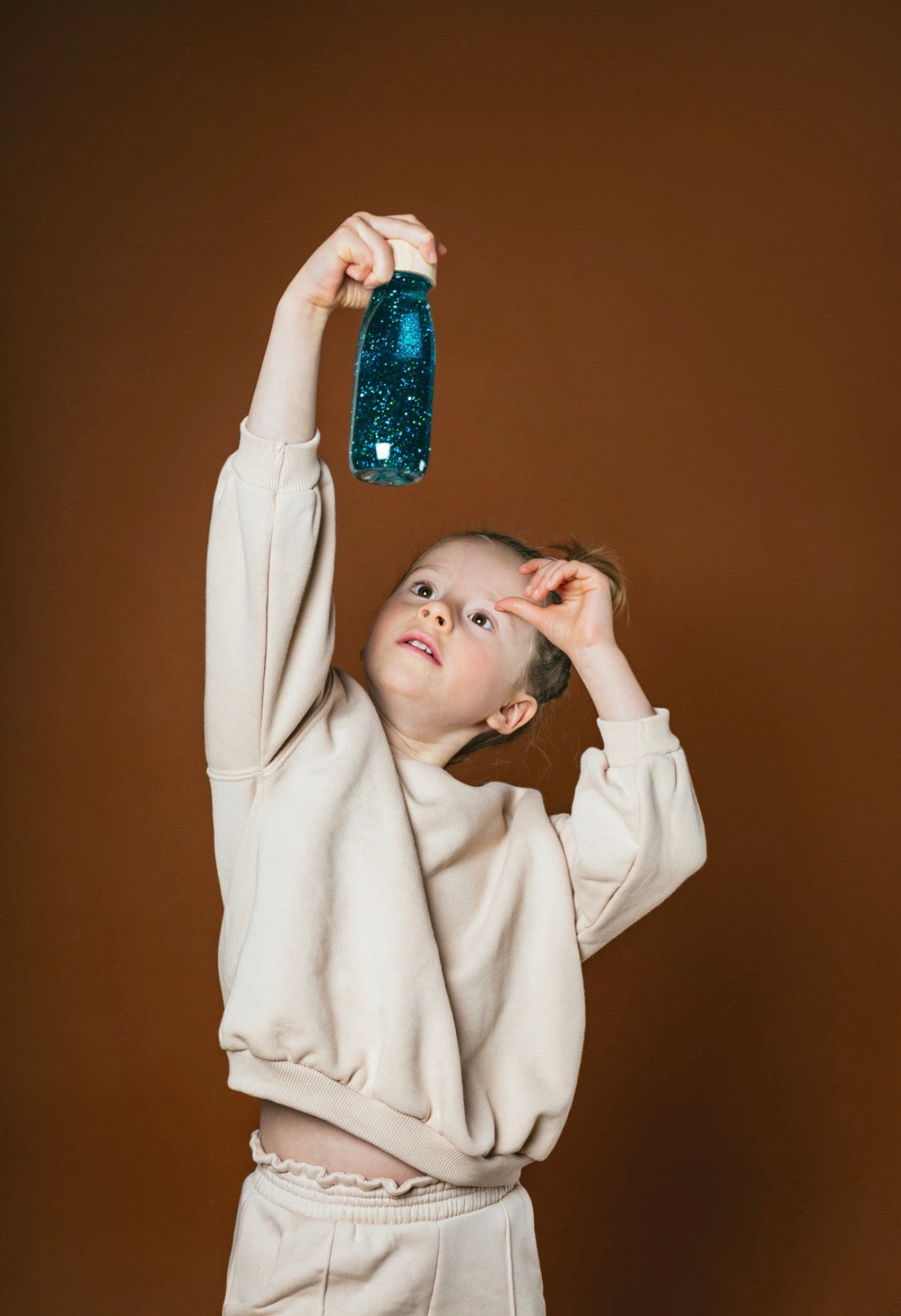Bouteille sensorielle - Turquoise