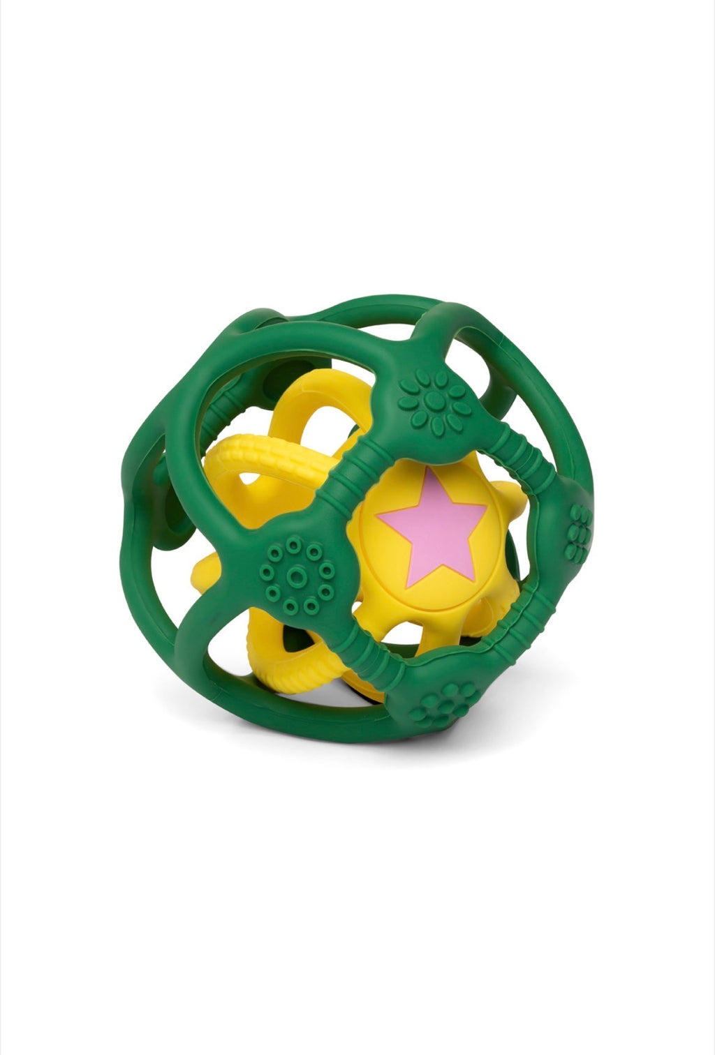 Set de 2 balles sensorielles - Vert et Jaune